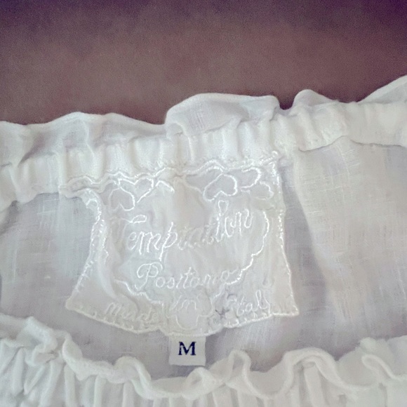 Temptation Positano off shoulder top M - Picture 2 of 10